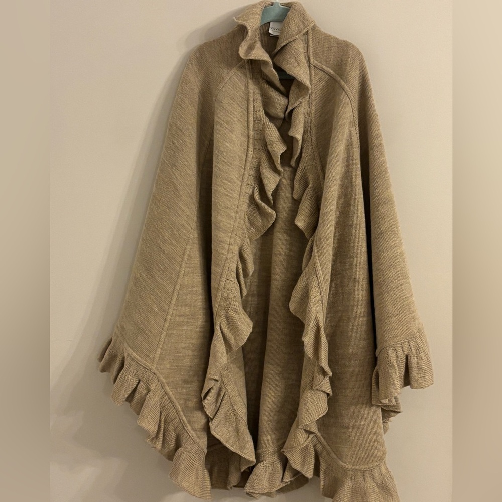 Italian Wool Shawl Sweater Wrap